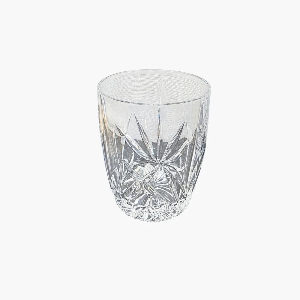 Marquis by Waterford Brookside Crystal Double Old Fashioned Glass DOF 4.25in